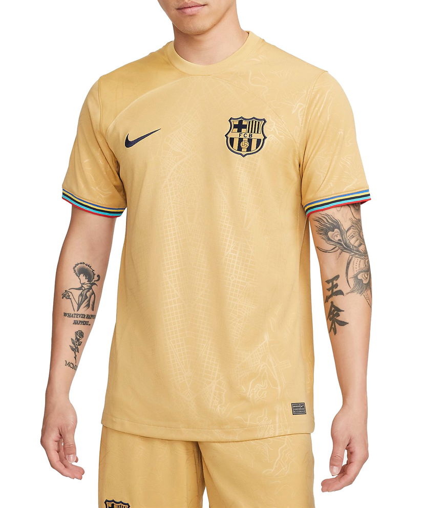 Tričko Nike FC Barcelona Stadium 2022/23 Soccer Jersey Žltá | dj7675-715
