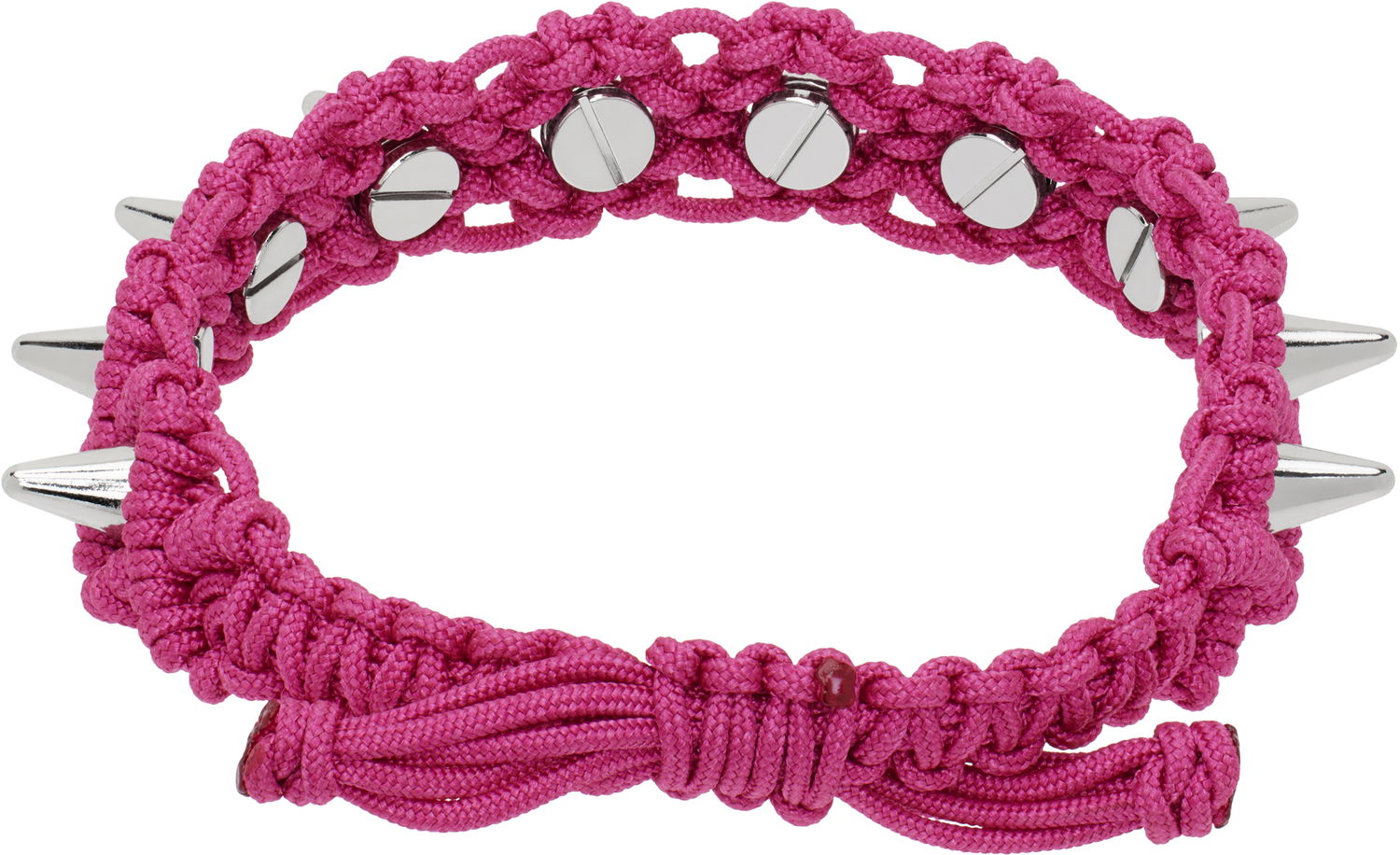 Náramok We11done We11done Handmade Studded Bracelet Ružová | WD-AJ0-25-599-U-PK, 1