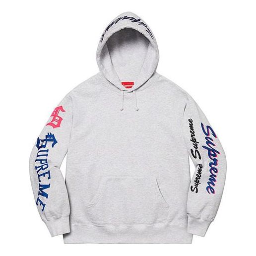 Mikina Supreme Multi Logo Hooded Sweatshirt Šedá | SUP-FW21-119