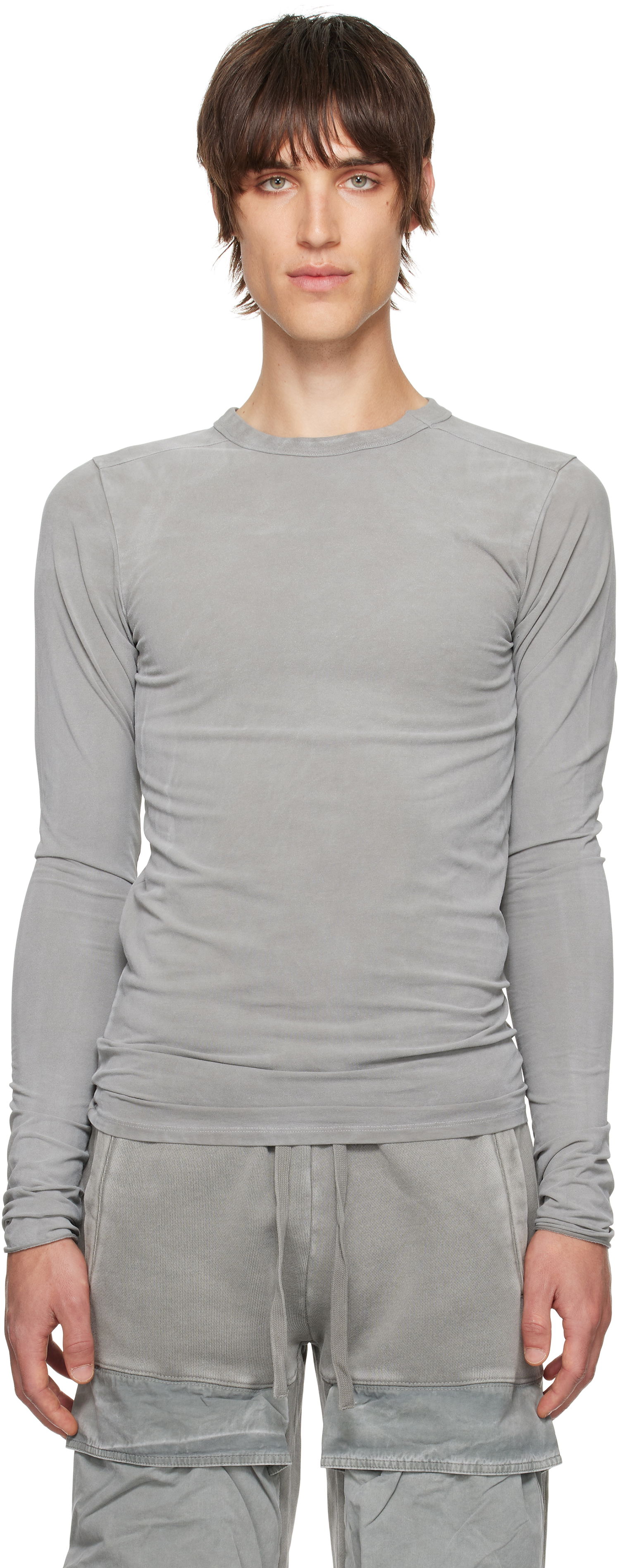 Tričko Entire Studios Long Sleeve T-Shirt Šedá | ES2262RH, 0