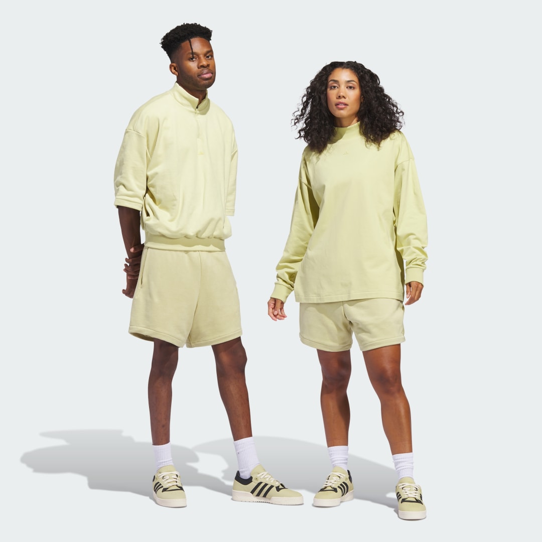 Šortky adidas Performance Basketball Sueded Béžová | IN7700, 0