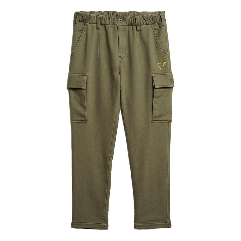 Cargo nohavice adidas Originals HUMAN MADE Crossover Embroidered Logo Cargo Pants Zelené | GM4635