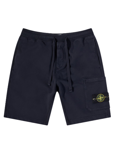 Šortky Stone Island Garment Dyed Sweat Short Čierna | 761564651-V0020