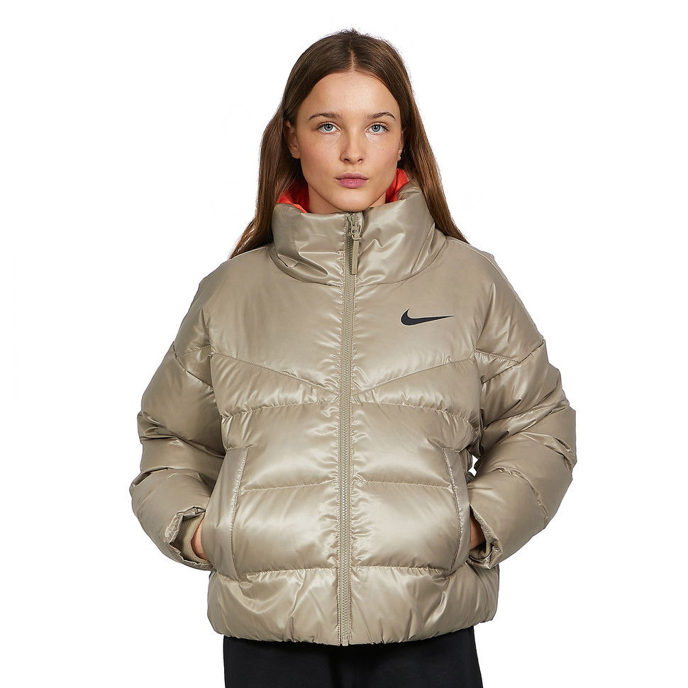 Prešívaná bunda Nike Sportswear Hooded Jacket Béžová | CU5813-342, 0
