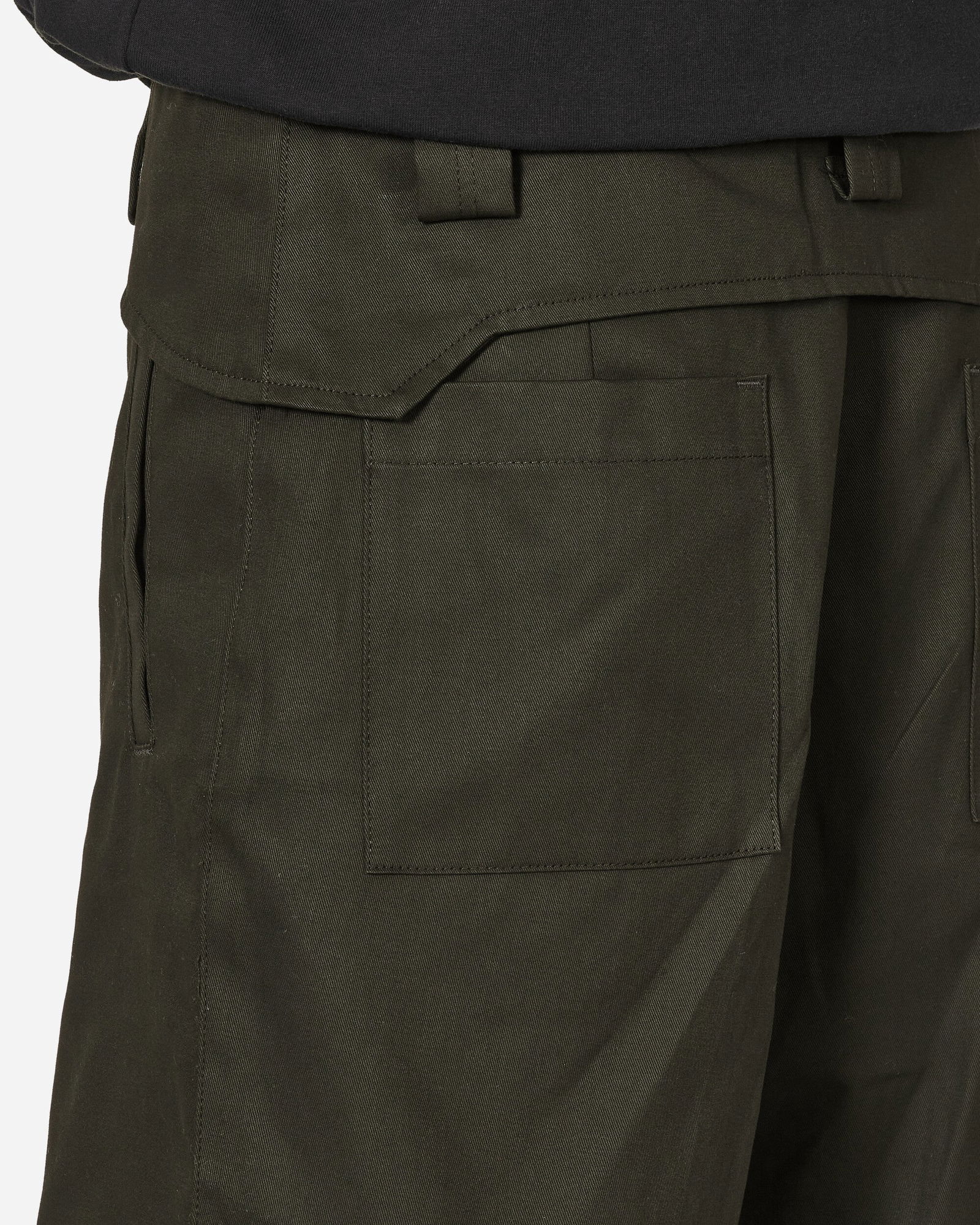 Folded Belt Shorts Soil Brown