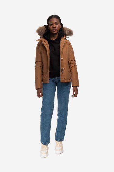 Parka WOOLRICH Polar High Collar Fur Parka Hnedá | CFWWOU0548FRUT0001, 1