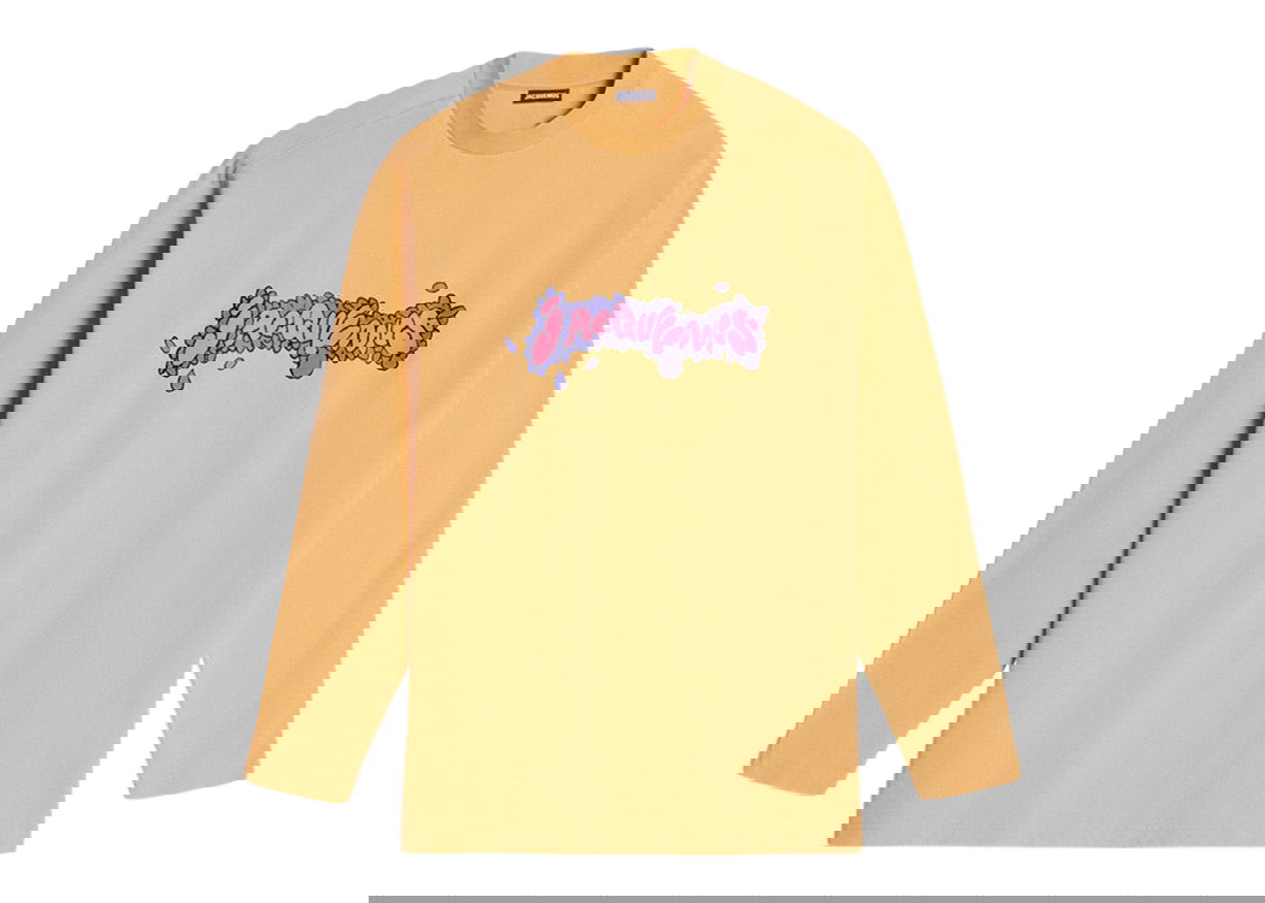 Tričko Jacquemus Le Desenho Manches Longues Daisy Logo Long Oranžová | 235JS122-2003-2AL, 0