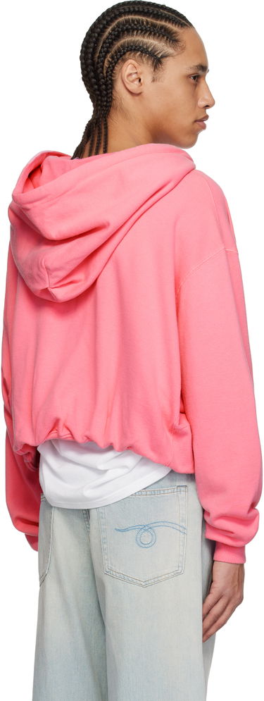 Mikina R13 R13 Balloon Cropped Zip-Up Hoodie Ružová | R13WK216-K001I, 2