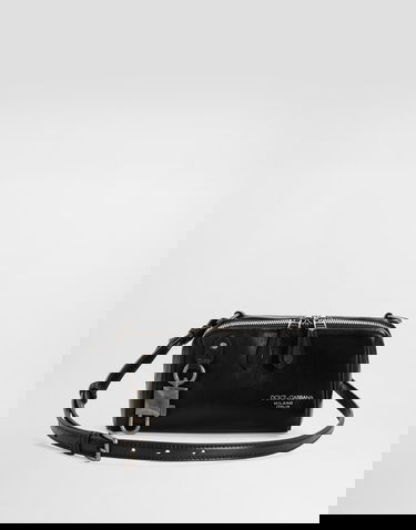 Taška cez rameno Dolce & Gabbana Lock Tempesta Calfskin Crossbody Bag Onesize Čierna | BM2446AU99480999, 0