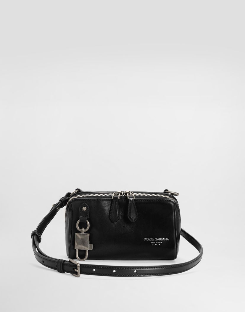 Taška cez rameno Dolce & Gabbana Lock Tempesta Calfskin Crossbody Bag Onesize Čierna | BM2446AU99480999