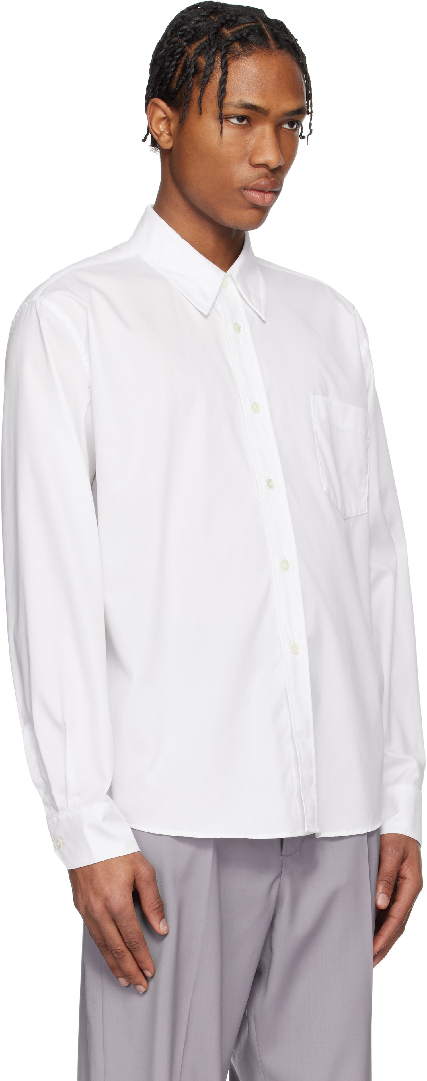 Košeľa OUR LEGACY Our Legacy Beyond Button-Down Shirt Biela | M2252BW, 1