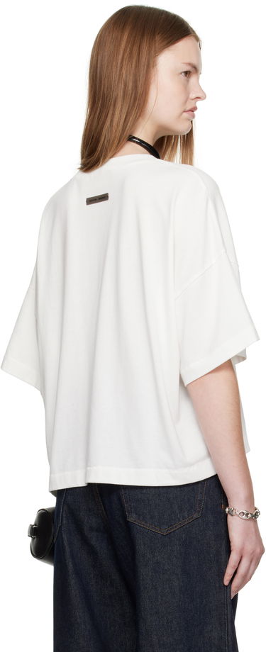Tričko Fear of God Fear of God ESSENTIALS Boxy T-Shirt Biela | 125SP257164FW, 2