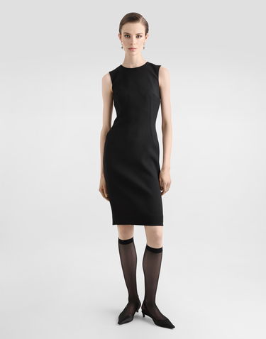 Šaty Dolce & Gabbana Dolce & Gabbana Wool Sheath Dress Čierna | F6TLMTFUBGEN0000, 1