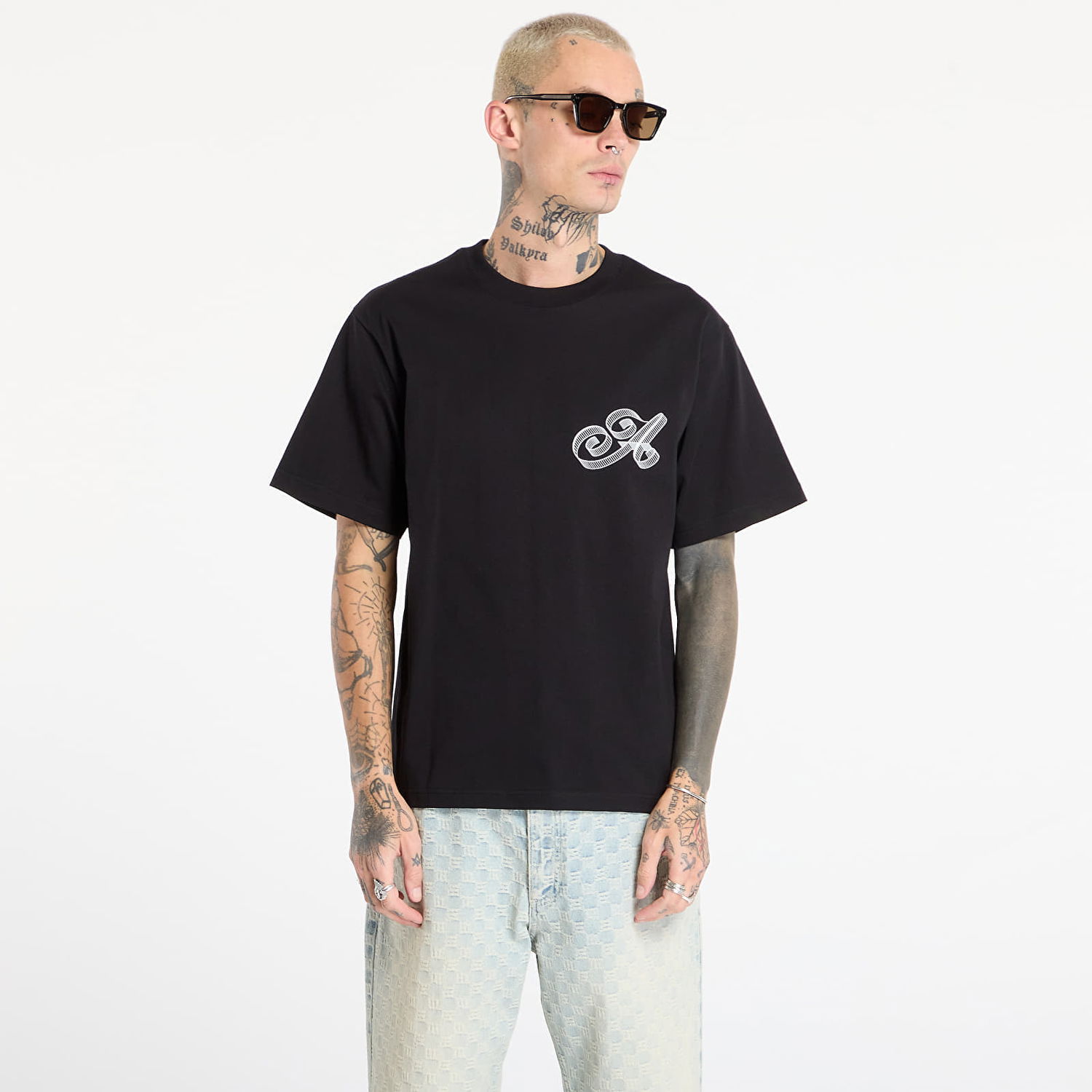 Tričko Awake NY Script T-Shirt Čierna | AWK-FW25-TS002 -BLK, 0