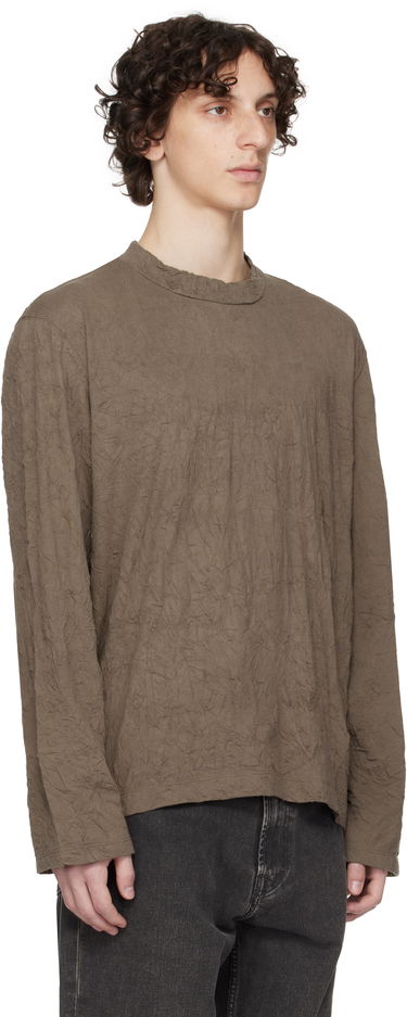 Tričko OUR LEGACY Our Legacy Big Longsleeve T-Shirt Hnedá | M2256BOC, 1