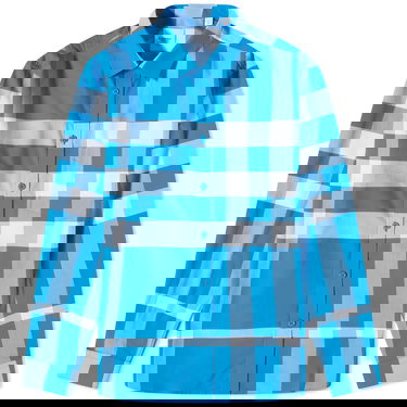 Košeľa Burberry Somerton Large Check Shirt Modrá | 8065973B5375, 0