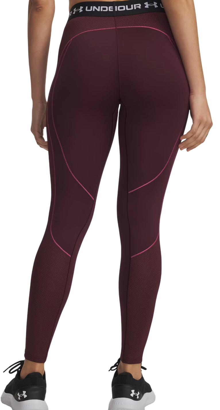 Legíny Under Armour ColdGear Textured Leggings Vínová | 6003997-600, 1