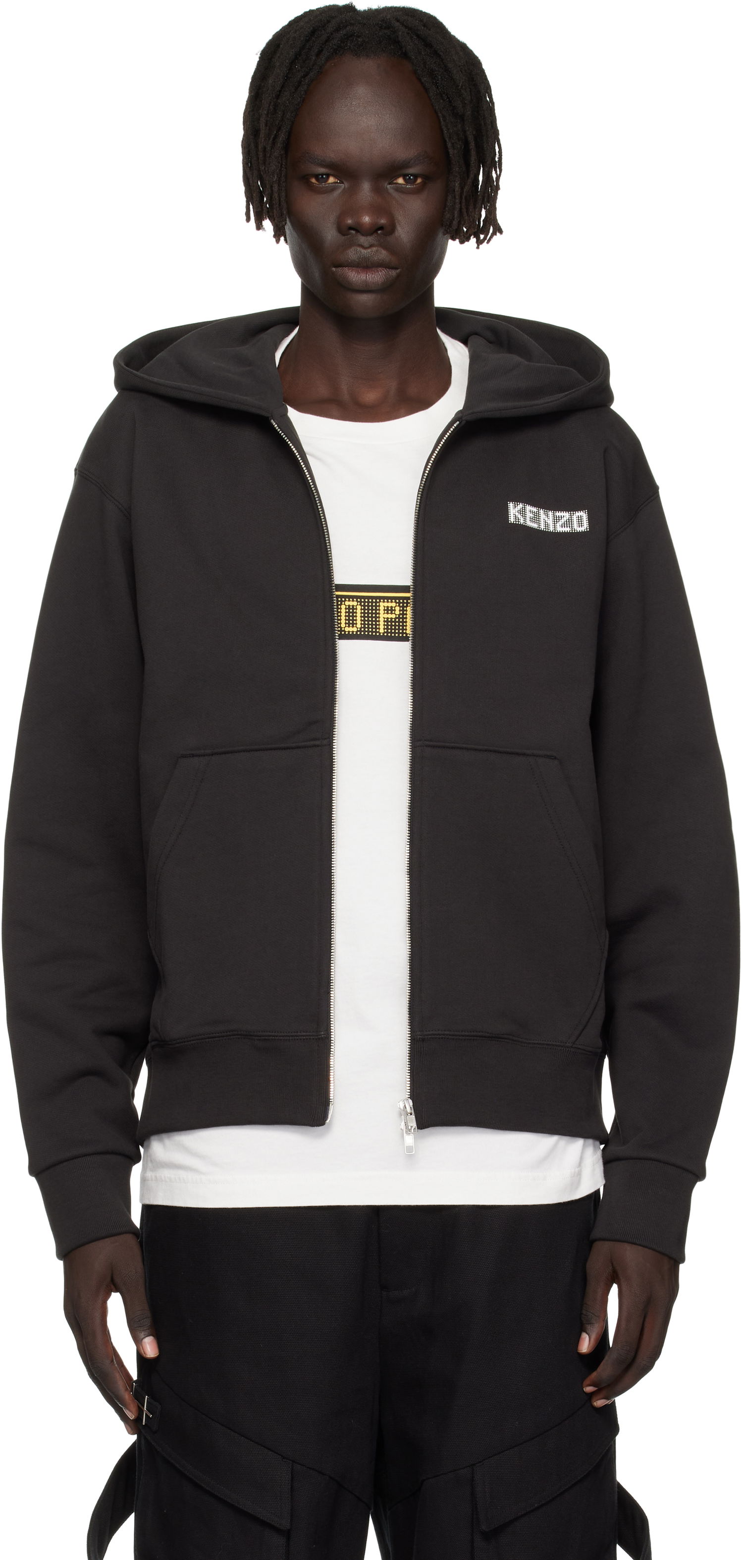 Mikina KENZO Kenzo Paris 'KENZO City' Full-Zip Hoodie Čierna | FF65HO2544MC, 0