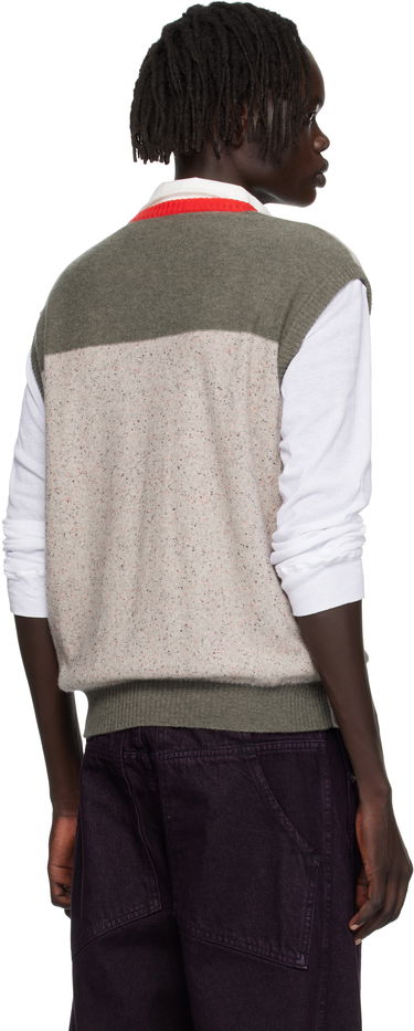 Vesta Eckhaus Latta Eckhaus Latta Striped Knit Racer Vest Rôznofarebný | 8260-EL-PF25-W, 2