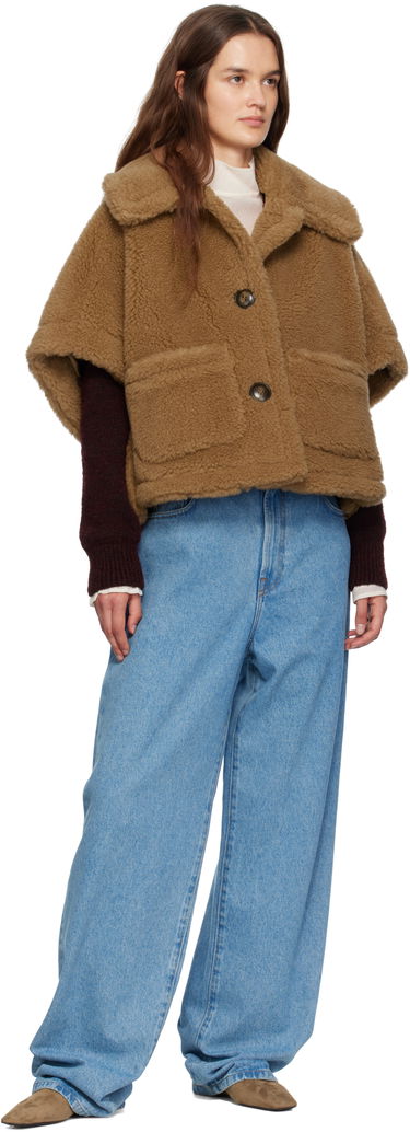 Bunda Max Mara Max Mara Newterzo1 Cropped Teddy Jacket Hnedá | 2524736022600, 3