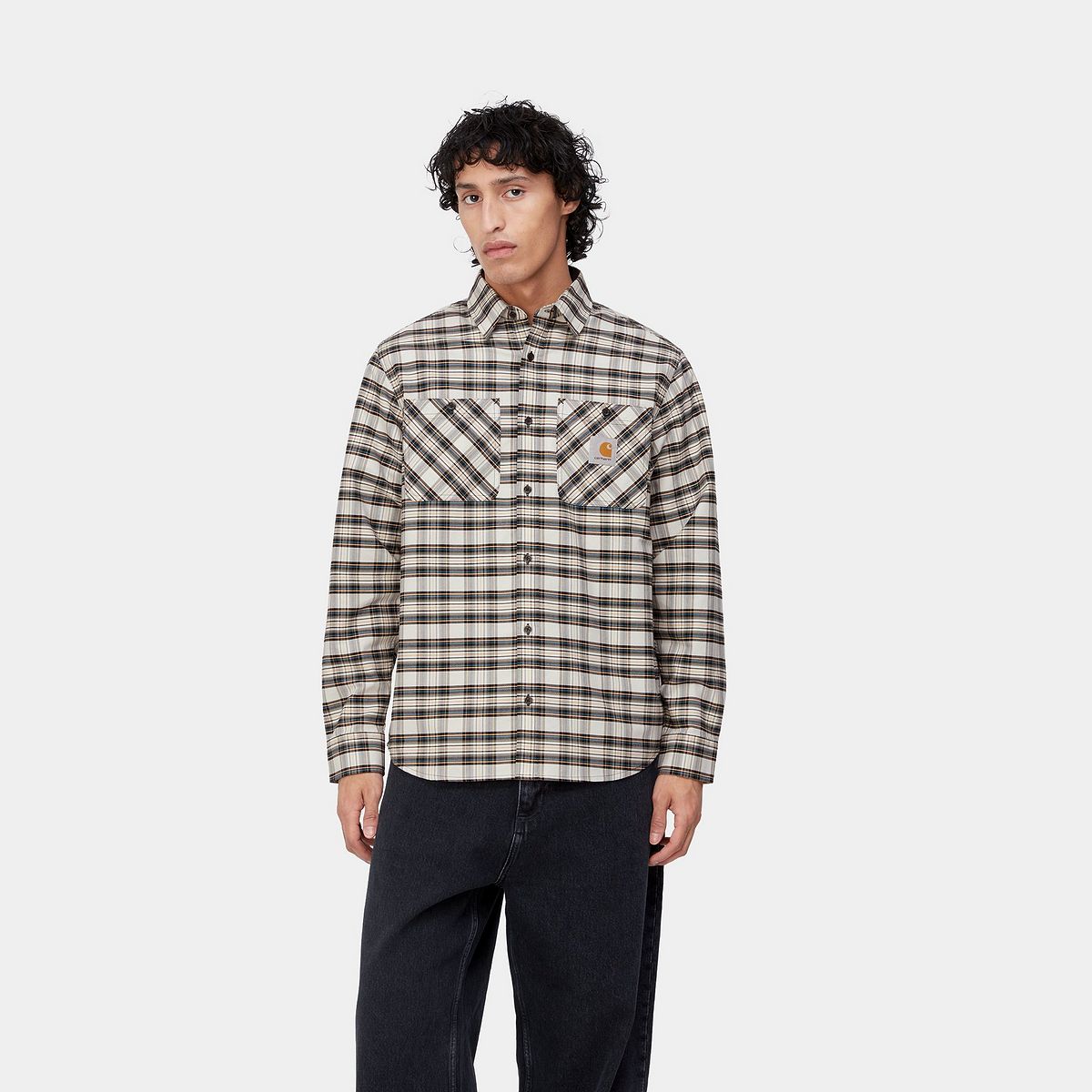 Košeľa Carhartt WIP L/S Solander Shirt Béžová | I031469_1GB_XX, 1