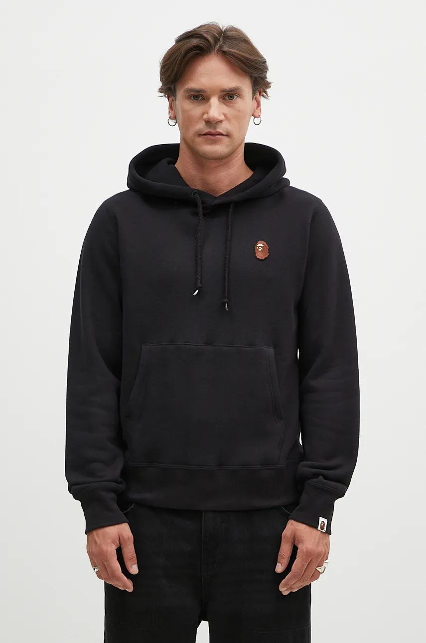 Mikina BAPE Hoodie With Logo Čierna | 1K80114007, 0