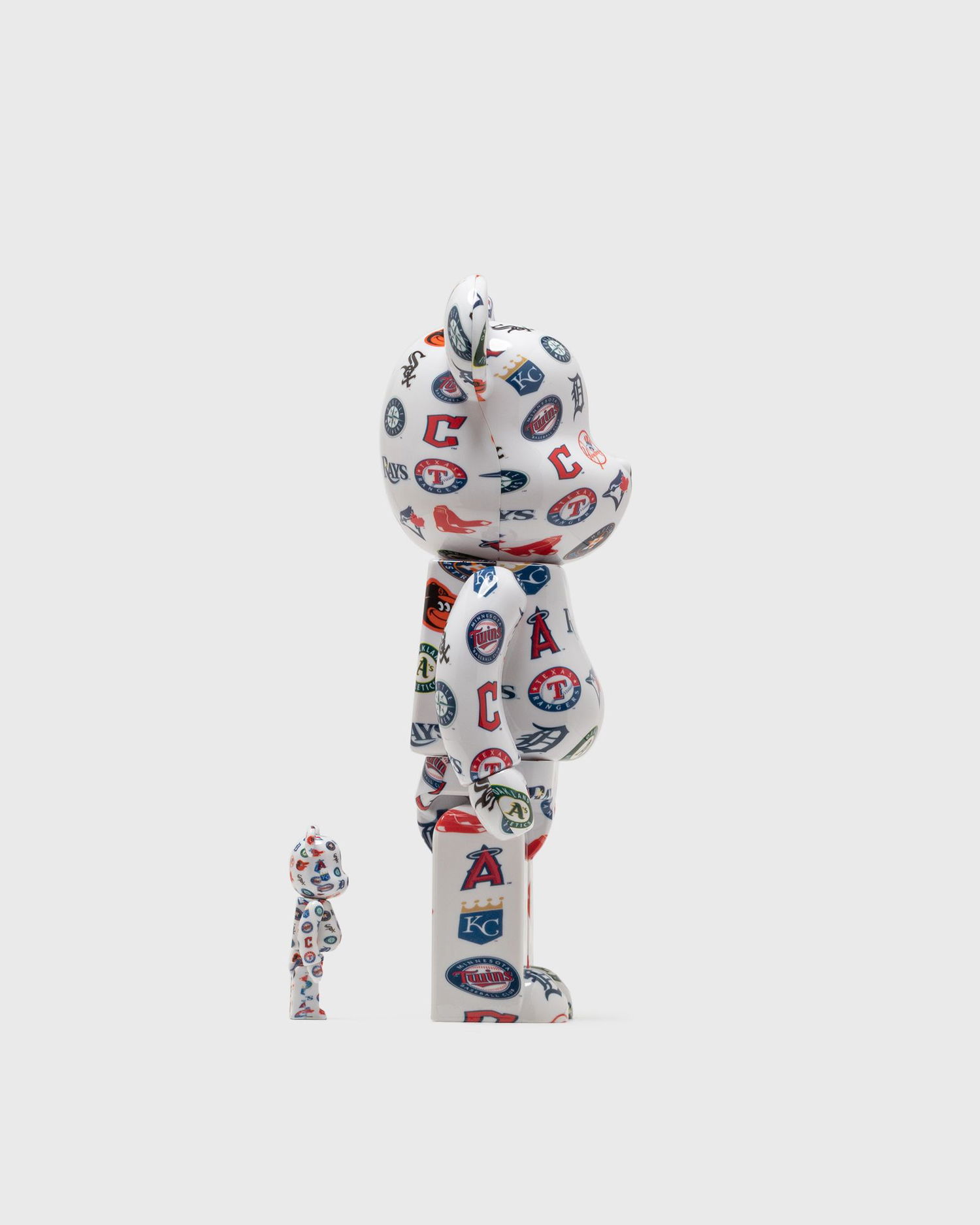 Zberateľské Medicom Toy MLB AMERICAN LEAGUE 100% & 400% BE@RBRICK Set Biela | MED1194, 1