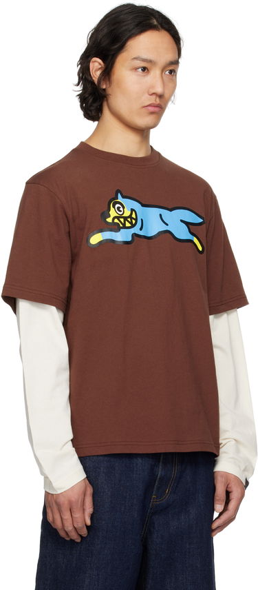 Tričko BBC IceCream ICECREAM Running Dog Layered Long Sleeve T-Shirt Hnedá | IC25138, 1
