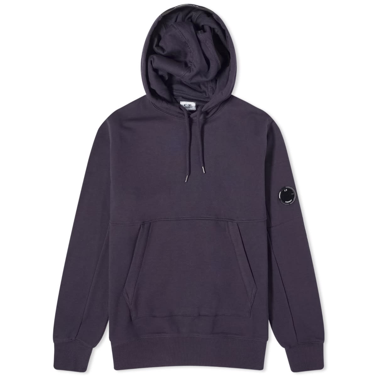 Diagonal Raised Fleece Hoodie