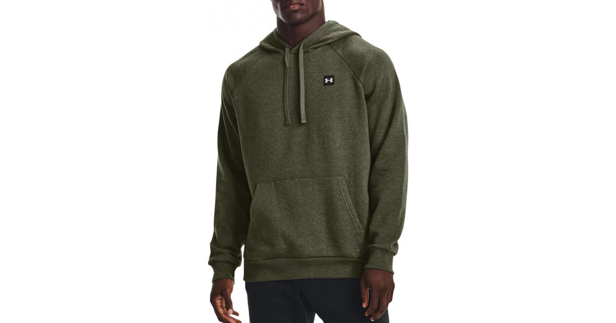 Mikina Under Armour Hoodie Rival Zelené | 1357092-390, 1