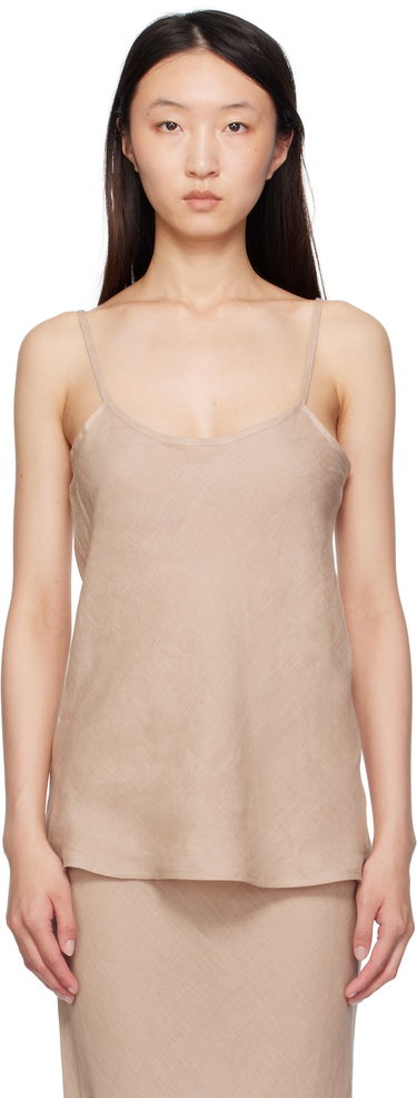 Tielko Baserange Baserange Dydine Linen Camisole Béžová | TODY-LI-SU25, 0