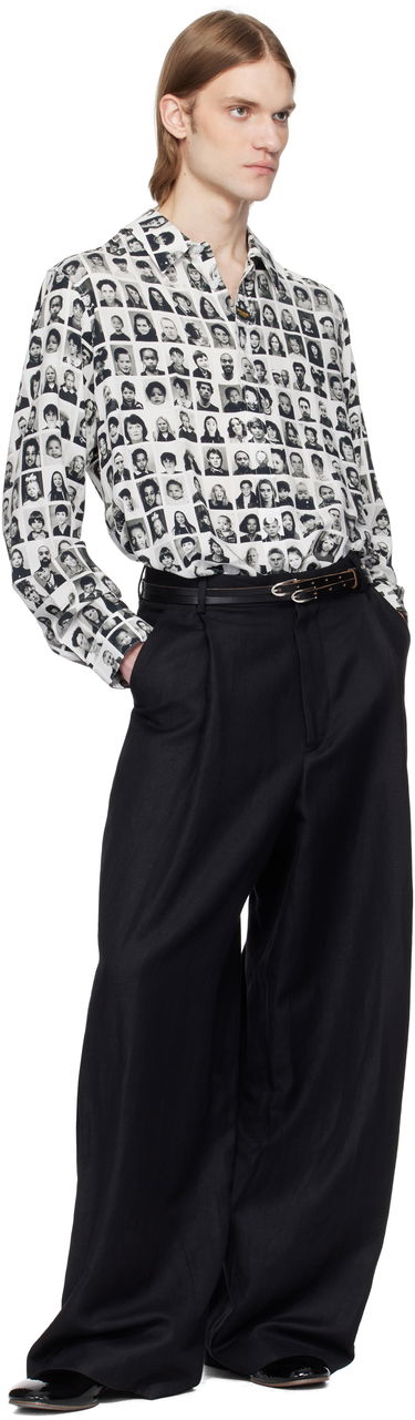 Košeľa Martine Rose Martine Rose Classic Photo Print Shirt Biela | 401WS24020, 4