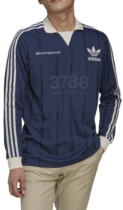 Dres adidas Originals Mellow Ride Club Long Sleeve Jersey Modrá | hn1676