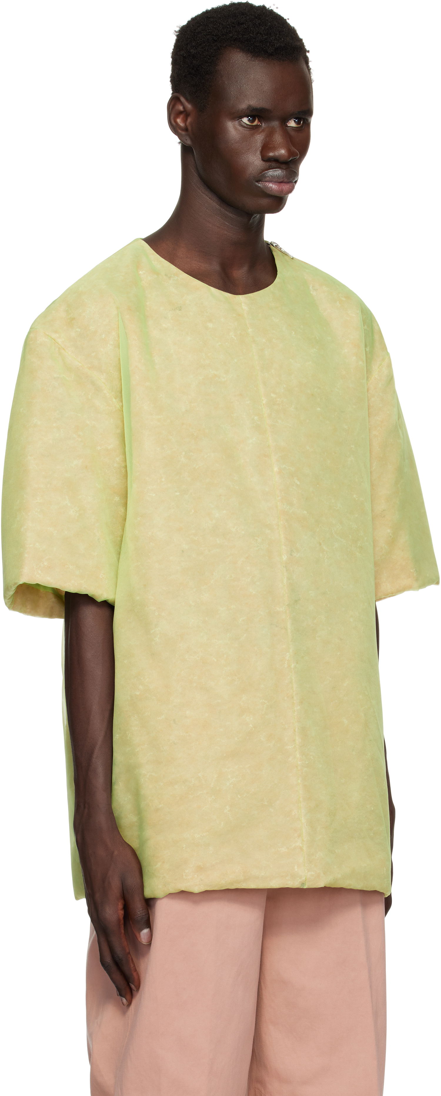 Tričko Dries Van Noten Dries Van Noten Organza T-Shirt Zelené | 251-020737-1501, 1