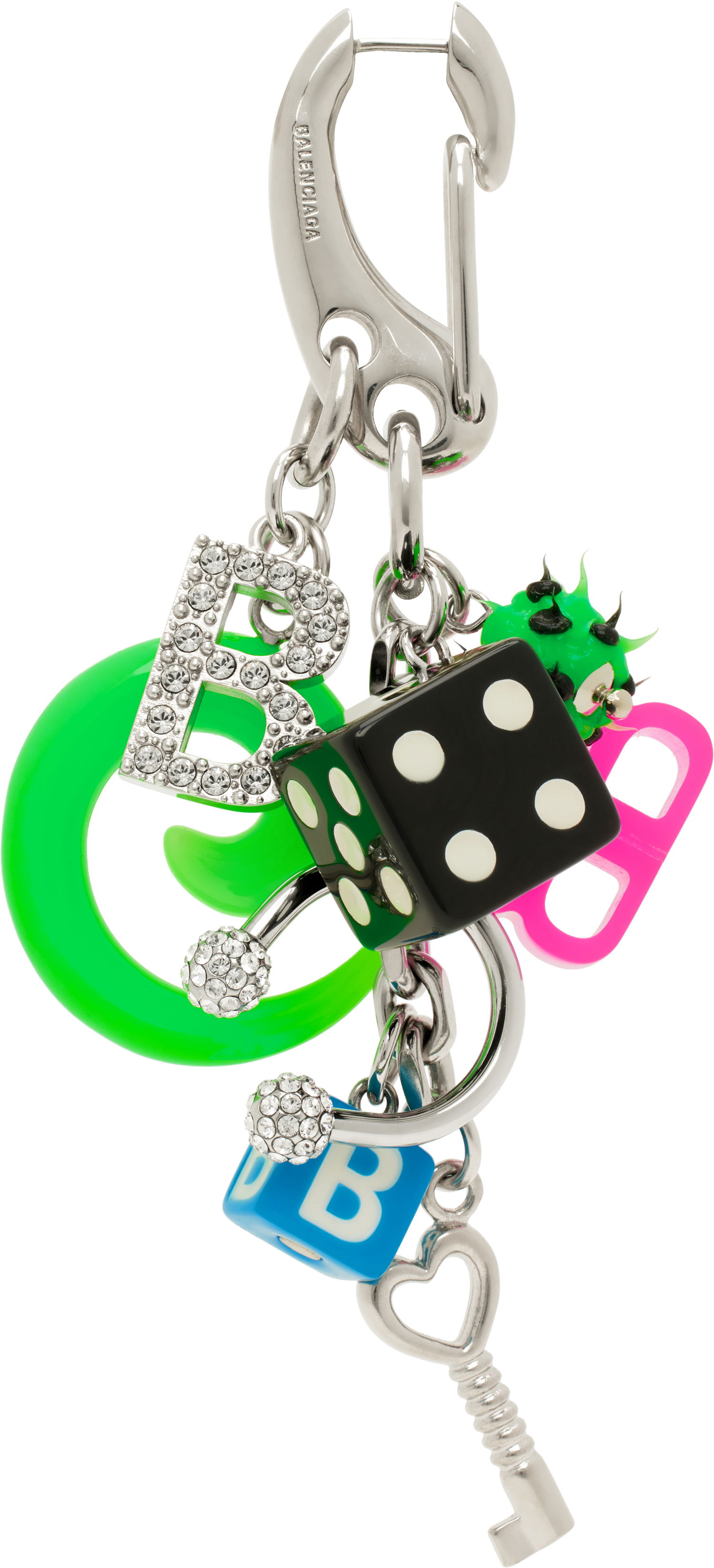Kľúčenka Balenciaga Pigalle Collector Single Earring Metalická | 806245 TZM1Z, 0
