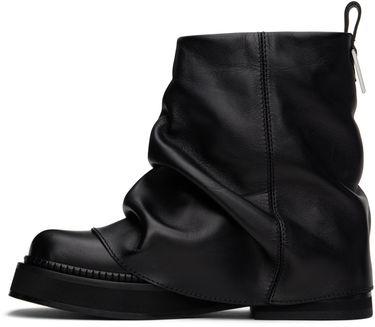 Kabáty The Attico Attico Mini Robin Slouch Leather Boots Čierna | 247WS832 L019, 2