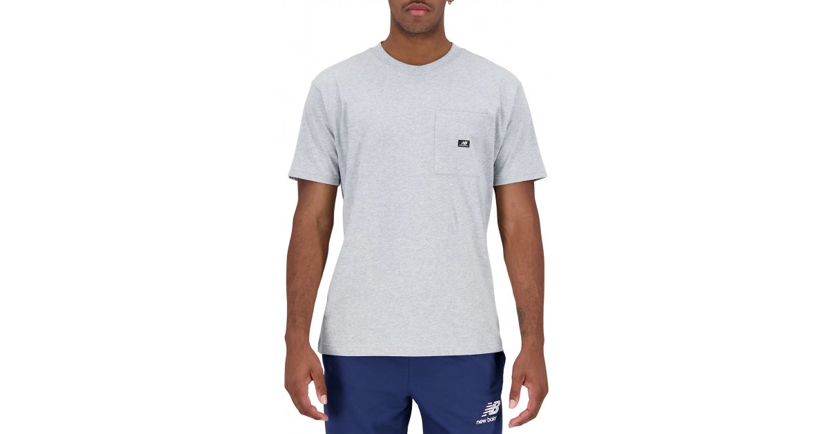 Tričko New Balance t-Shirt Šedá | mt31542-ag, 1