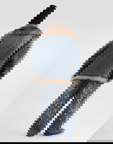 Bunda Dolce & Gabbana Denim Jacket With Fur Rôznofarebný | F9T08ZG8OC9S9001, 2