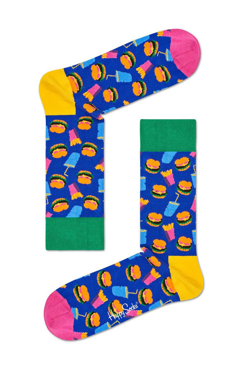 Ponožky Happy Socks Hamburger Socks Rôznofarebný | HAM01.6000, 0