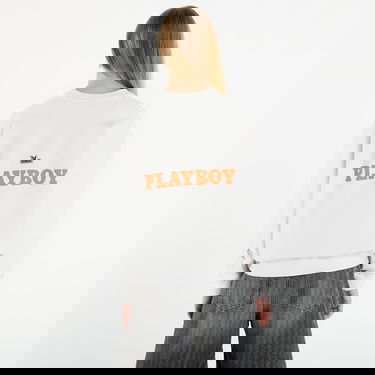 Mikina Footshop Playboy x FTSHP Crewneck UNISEX Off White Biela | FTSHP_520, 5