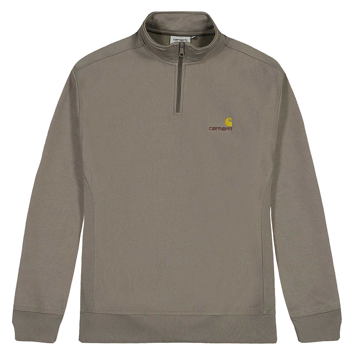 Mikina Carhartt WIP Half Zip American Script , Teide Šedá | I027014.1CRXX, 1