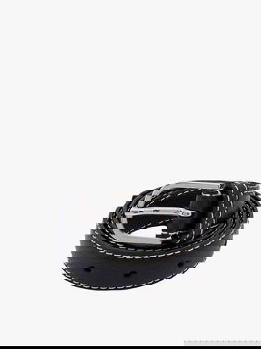 Opasok TOTEME Leather Belt With Contrast Stitching by Čierna | 233812613200, 2