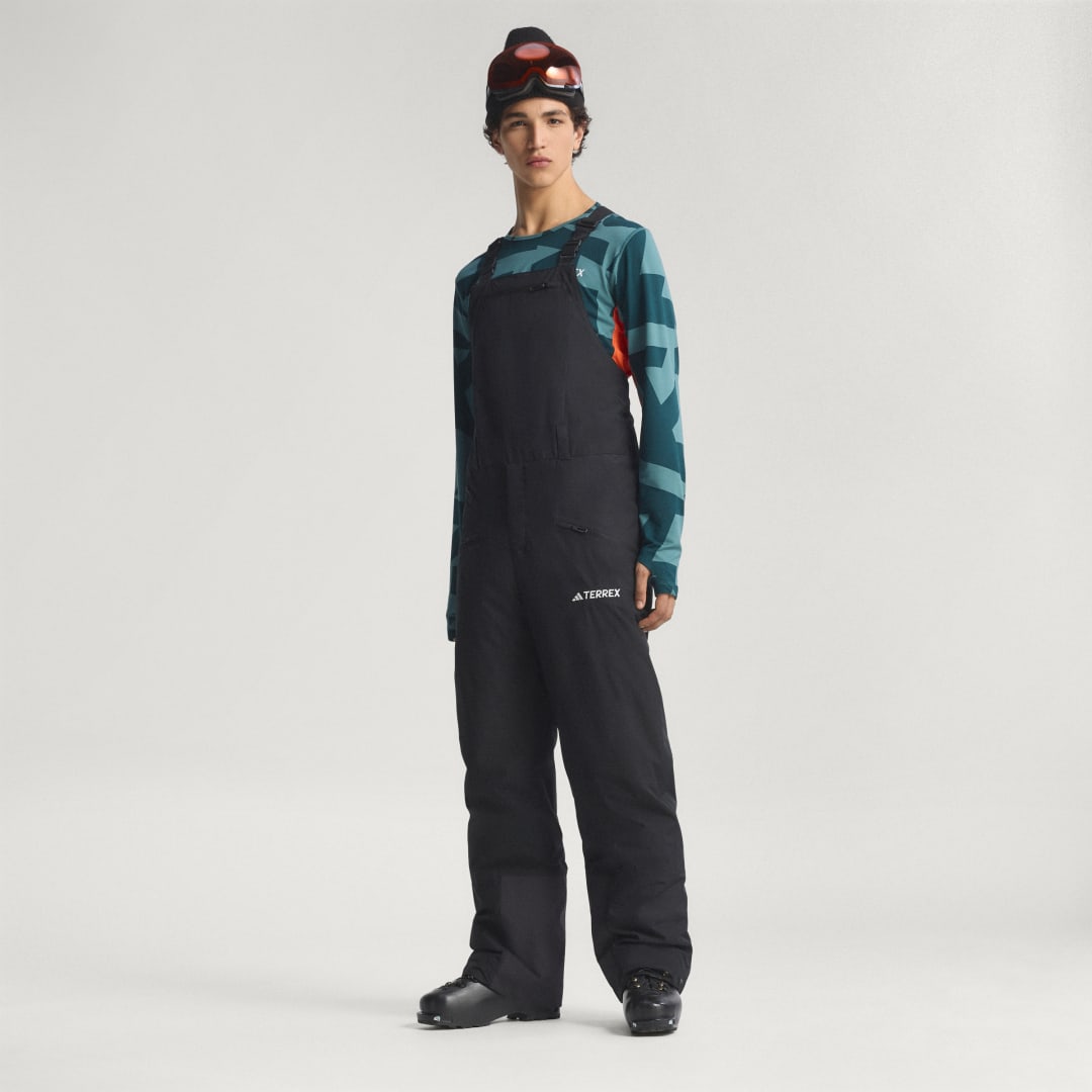 Nohavice adidas Performance Multi 2 Layer Insulated CLIMAPROOF Ski Bibs Čierna | JC5229, 0