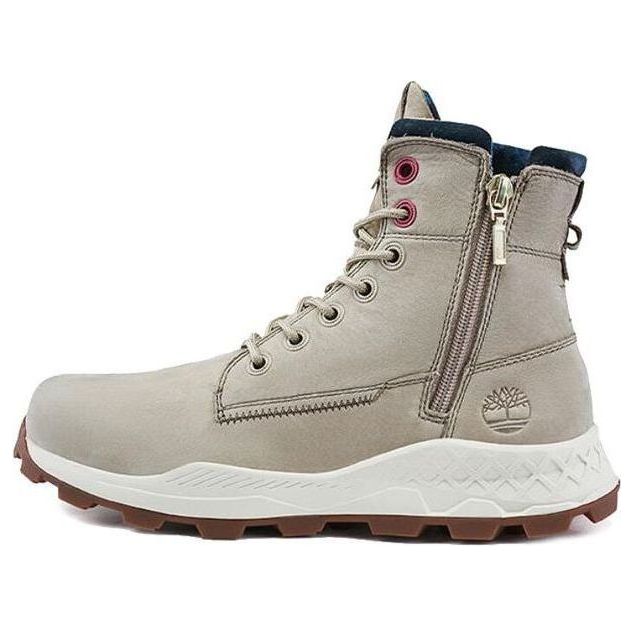 Tenisky a topánky Timberland Brooklyn Side Zip Wide Fit Boots Béžová | A41AM, 0