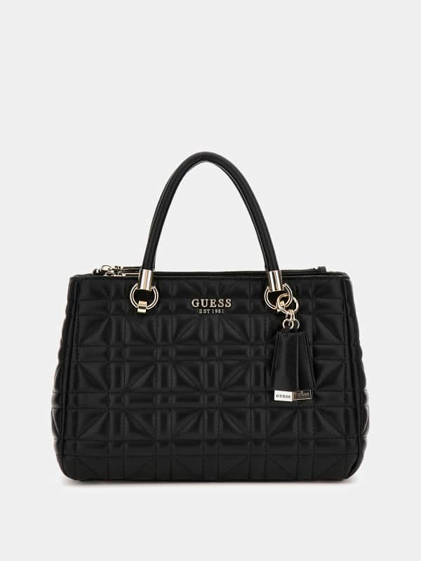Kabelka GUESS Assia Quilted Handbag Čierna | HWQG8499060, 0