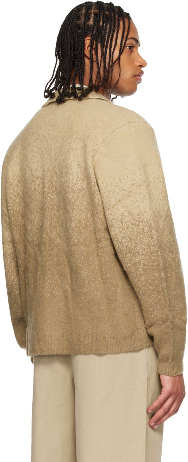 Sveter Dime Dime Mohair Double Zip Knit Sweater Béžová | DIMEHO258CAM, 2