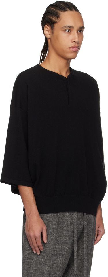 Sveter Fear of God Fear of God Fine Knit Henley Béžová | FGE220-213LAW, 4