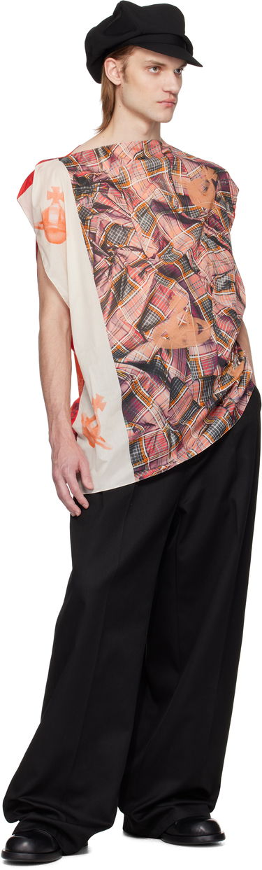 Tričko Vivienne Westwood Vivienne Westwood Tartan Orb Beach Top Červená | 8101000J-W015F-, 4