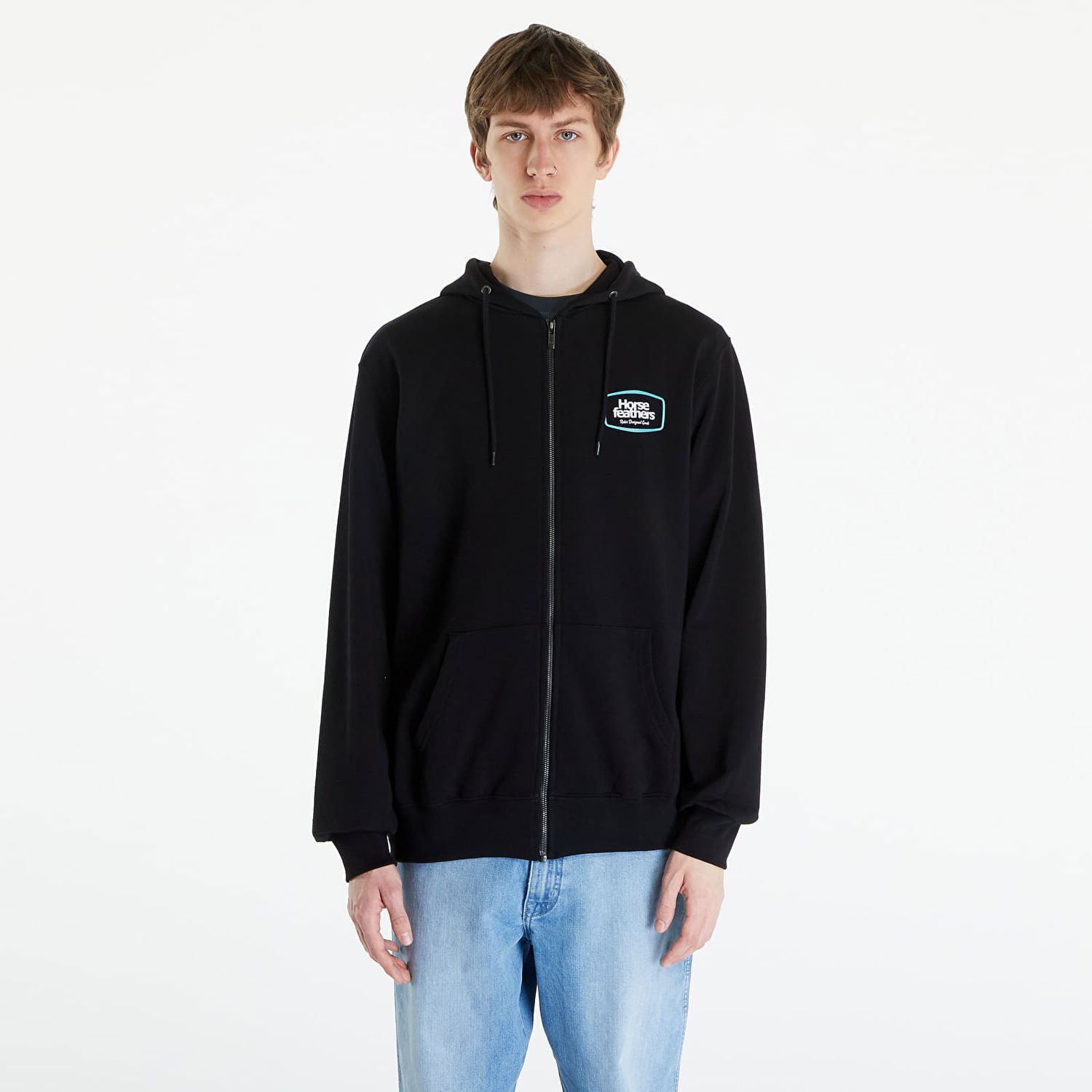 Mikina Horsefeathers Bronco Sweatshirt Black Čierna | SM1335A, 0