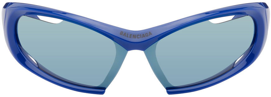 Slnečné okuliare Balenciaga Dynamo Rectangle Sunglasses Navy | BB0318S-002, 0